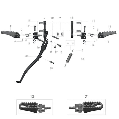 Foot Pegs - Silent Cycle