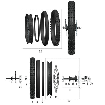 Rear Wheel - Silent Cycle