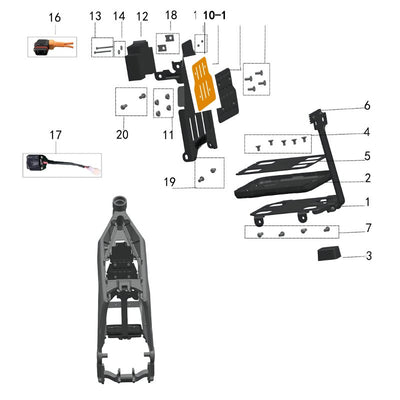 Talaria Sting R Battery Pack Holder - Silent Cycle