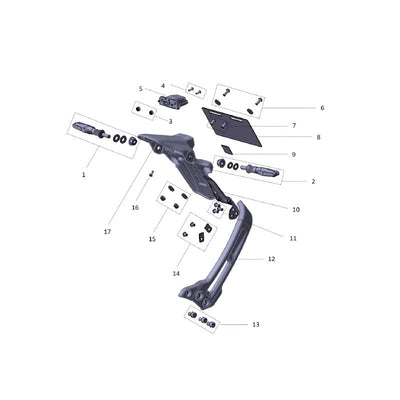 Talaria X3 License Plate Holder - Silent Cycle