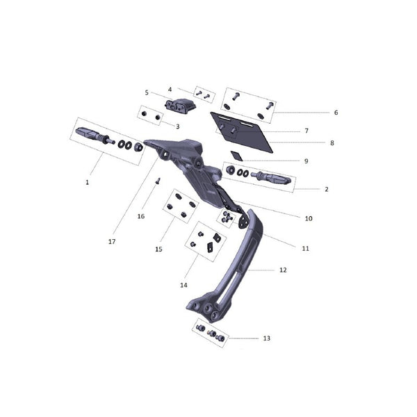 Talaria X3 License Plate Holder - Silent Cycle
