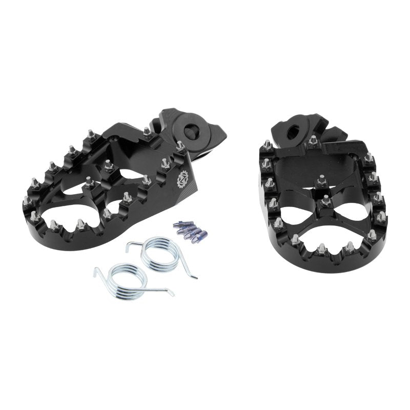 Aluminium Foot Pegs Extra wide Black Talaria / Sur - Ron / Segwaybike accessories
