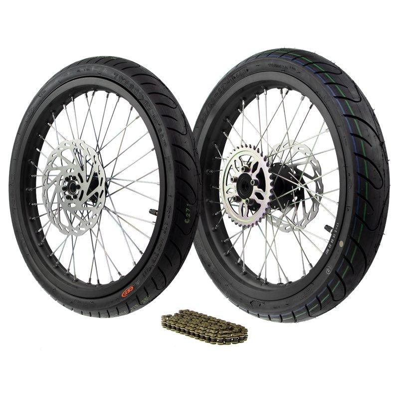 Complete Supermotor Wheel Set 17" Talaria Sting MX4 / xXxbike accessories