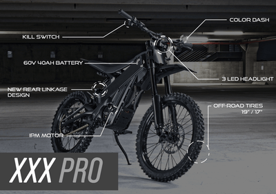Talaria X3 MX Pro Electric Dirt Bike BlackBikes